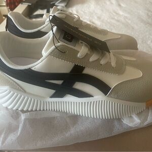 Women’s White and Black Sneakers